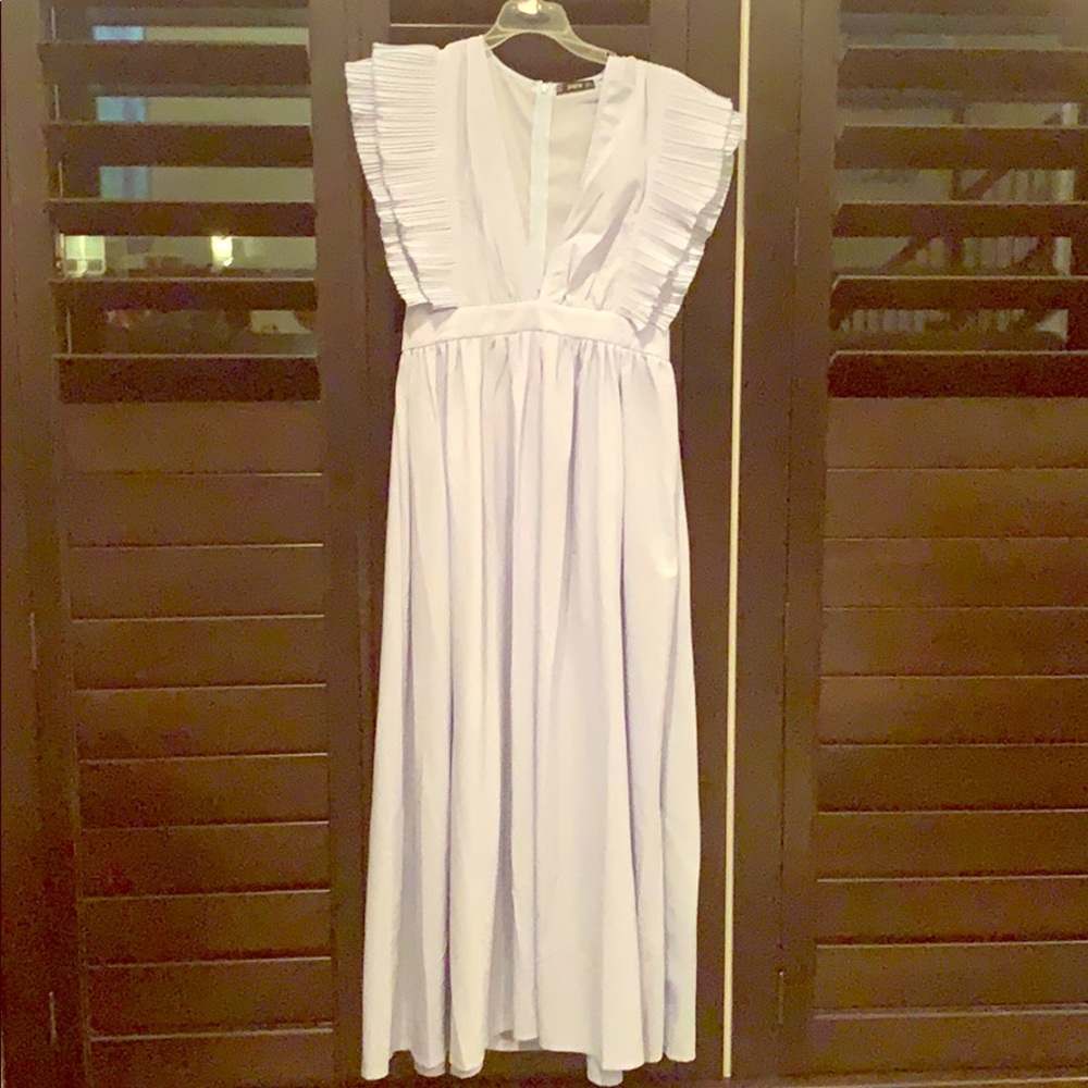 Sky blue maxi dress